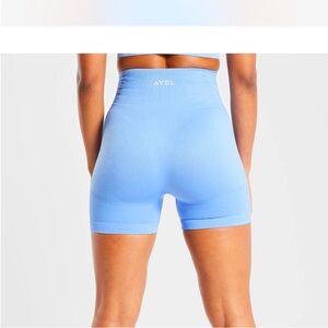 AYBL Blue Biker Shorts Seamless